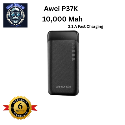 Picture of Awei P37K 10000mAh 2.1A Fast Charging Power Bank