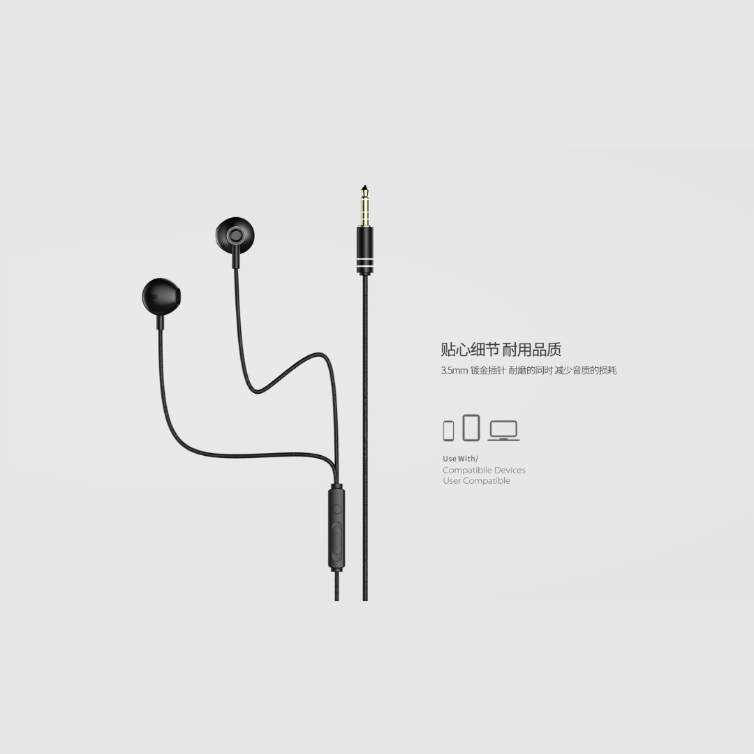 Picture of Remax RM 711 Earphone Wired Headset