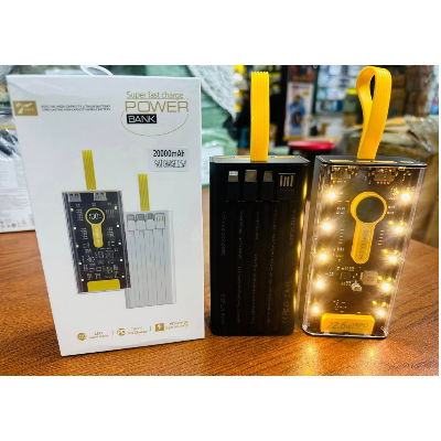 Picture of Transparent PD-20  20000 mah powerbank 22.5W fast charging