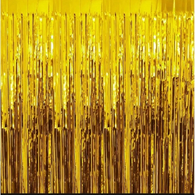Picture of Foil Metallic Backdrop Curtains For Background Decoration