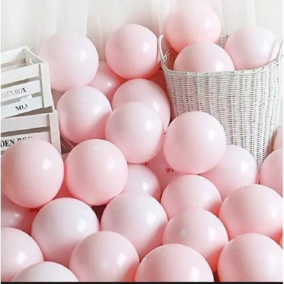 Picture of Light Pink Balloon - 15 Pieces - Pink