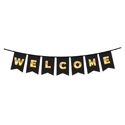 Picture of Welcome Banner，Back to School, Welcome Banner for Party, Family Welcome，First Day of School Banner，Teacher Banner，Welcome Back to Classroom, Office, Home Decorations