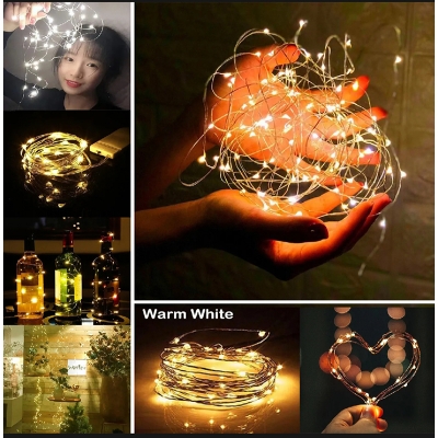 Picture of fairy lights for room decoration String Fairy Lights for Decoration (Battery Powered Fairy Lights)