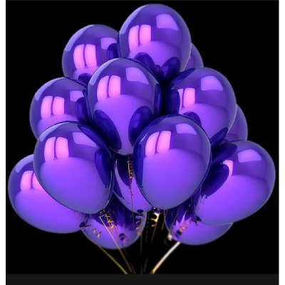 Picture of Purple Balloon - 15 Pieces (Premium Quality)