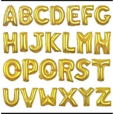 Picture of Alphabet Foil Balloon for Customize Name