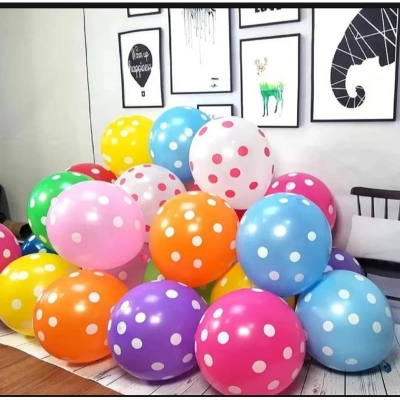 Picture of Print balloon/dot printed balloon/big size dot print balloon - 20 pcs