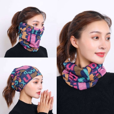 Picture of 2  Pcs Half Face Handkerchief (Multicolored)