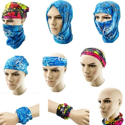 Picture of Novelty Headband Magic Bandana Microfiber Seamless Tubular Neck Tube Sports Motorcycle kerchief Sciarpa sportiva - Random
