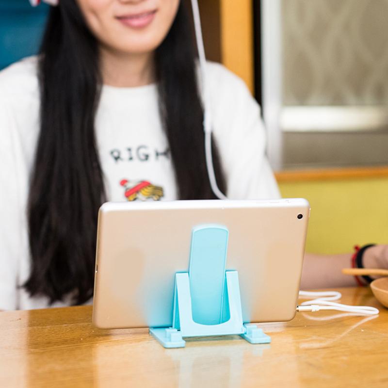 Picture of Multifunction Mobile Phone Holder Phone Folding Charging Rack Holder Desktop Stand For Iphone Huawei Lg Smartphone Tablet - Random - Phone Stand