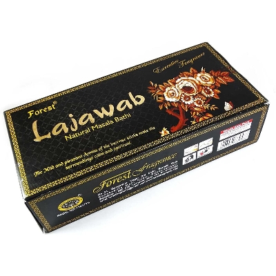 Picture of Forest Lajawab Natural Masala Mild Bathi , 3 Packet of 45 Sticks Agarbatti Premium