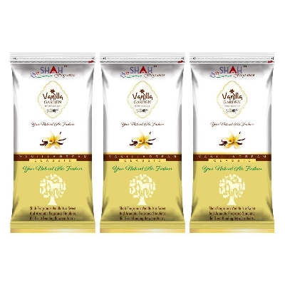 Picture of Shah Fragrances Vanilla Garden Zipper Incense Sticks (Pack of 3*130 Grams)