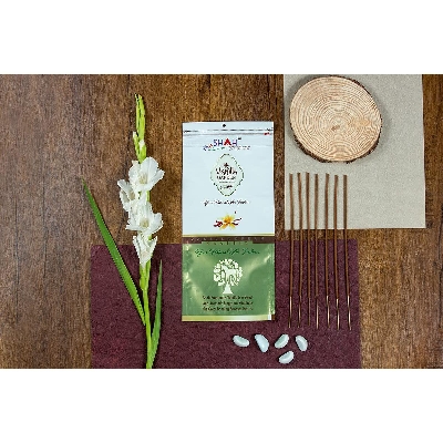 Picture of Shah Fragrances Vanilla Garden Zipper Incense Sticks (Pack of 1*130 Grams)
