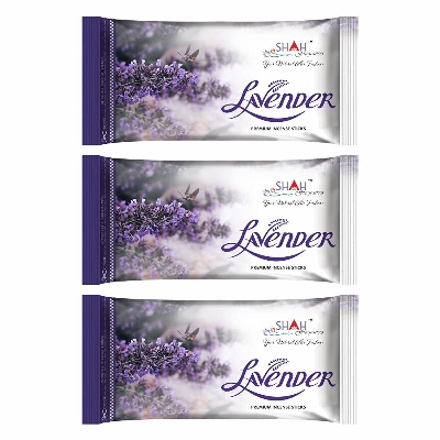 Picture of Shah fragrances Lavender Zipper Incense Sticks (Pack of 3*120 Grams)