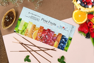Picture of Shah Fragrances Pina Fruits Zipper Incense Sticks (Pack of 1*130 Grams)