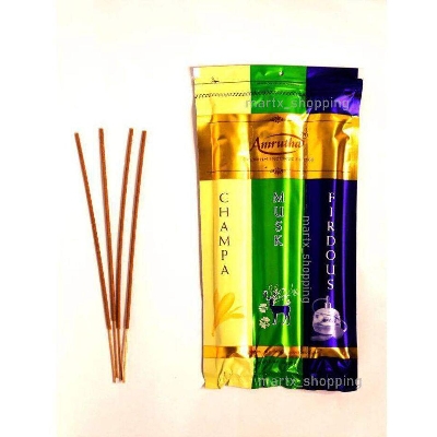 Picture of Indian Amrutha 3 in 1 Agarbatti Zipper Pack