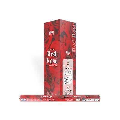 Picture of Darshan Red Rose Incense Sticks Agarbatti
