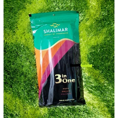Picture of Shalimar 3 in One (Aqua , Orchid, Cologne) Zipper Pack Incense Stick Agarbatti