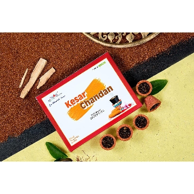 Picture of Shah Fragrances Premium Kesar Chandan Sambrani Cup Dhoops