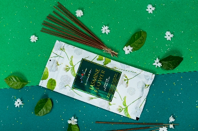 Picture of Shah Fragrances Jasmine Zipper Pack Incense Stick Agarbatti