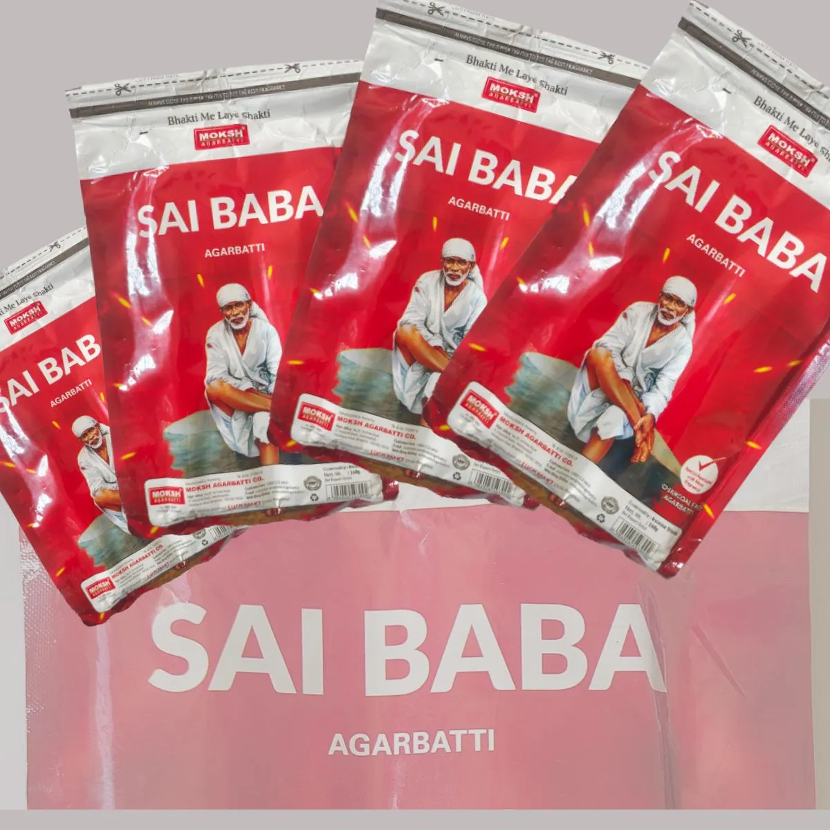 Picture of Indispensable - Sai Baba Premium Incense Sticks (approx. 95-100sticks) 160grams Agarbatti - Zipper Pack - Furniture & Decor