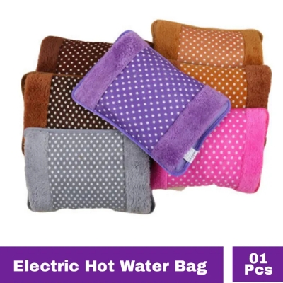 Picture of Electric Hot Water Bag Pain Remover - Multicolour - Hot Water Bag - hot water bag