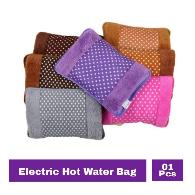Picture of Electric Hot Water Bag Pain Remover - Multicolour - Hot Water Bag - hot water bag