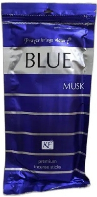 Picture of KARNATAKA FRAGRANE BLUE MUSK AGRBATTI , BLUE PERFUME,BLUE FRAGRANCE, BLUE, MUSK AGRBATTI BLUE MUSK, MUSK AGARBATTI