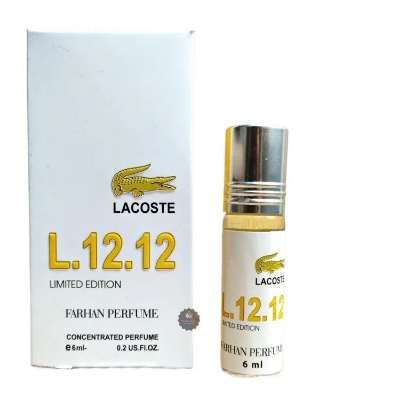 Picture of Lacoste_L.12.12 Concentrated Perfume Oil Limited Edition Roll On For Men Long Lasting Attar Non-alcoholic Fragrance - 6ml