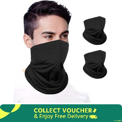 Picture of Black Bike Face Bandana for Men & Women