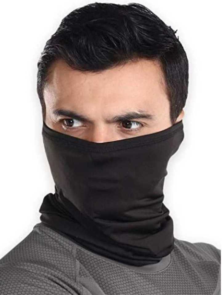 Picture of Black Bike Face Bandana for Men & Women