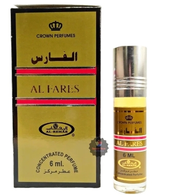 Picture of Al Fares Attar By Al Rehab for Men Non Alcoholic Perfume Long Lasting Attar - 6ml Attar