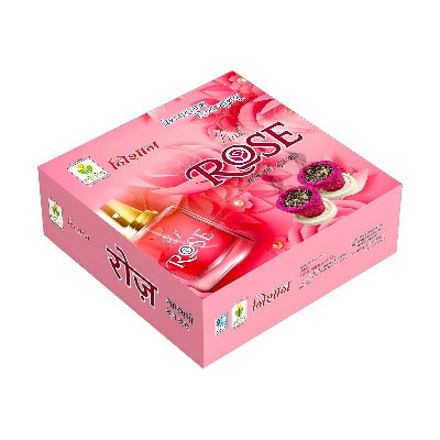 Picture of Nishan (24 Pcs) Pink Rose Sambrani Dhoop Cups for Pooja, Meditation, Festivals and Spiritual Events, Gulab Dhup Cup with Holder Plate, (2 Box) (24-Gulab) Agarbatti