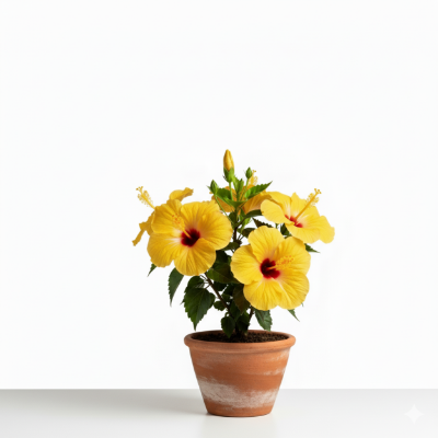 Picture of Yellow Hibiscus Plant – Buy Online