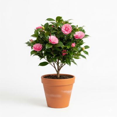 Picture of Pink Camellia Flower Plant