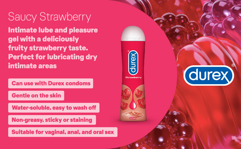 Picture of Durex Play Strawberry Lubricant Gel for Men & Women- 100ml