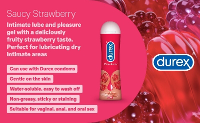 Picture of Durex Play Strawberry Lubricant Gel for Men & Women- 100ml