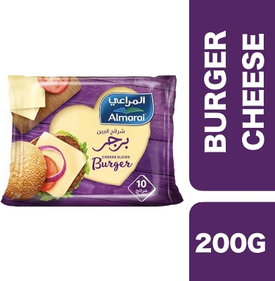 Picture of Almarai Burger Cheese Slices 10 slices 200gm