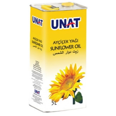 Picture of UNAT Sunflower oil 5 Lt. (Made in Turkey)