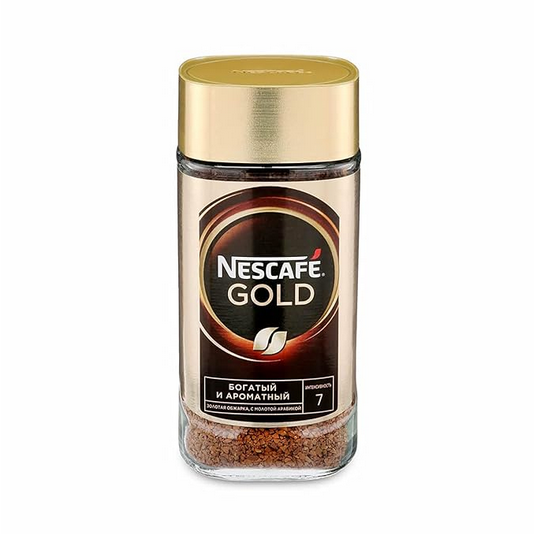 Picture of Gold Rich and Smooth Instant Coffee Powder, 190g Jar(Russia)