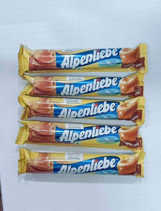 Picture of Indian Alpenliebe caramel chocolate stick 12pic