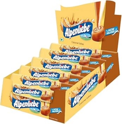 Picture of Indian Alpenliebe caramel chocolate stick 24pic full box