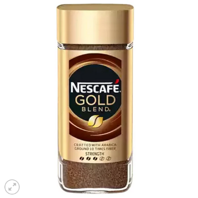 Picture of Nescafe Gold Instant Coffee (Imported) Instant Ground Coffee,95G, Glass Bottle