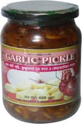 Picture of Garlic Picckle 400 gm Modern Herbal Roshuner Acher
