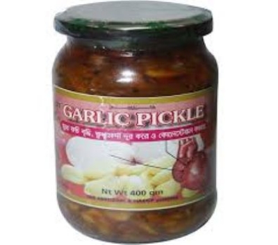 Picture of Garlic Picckle 400 gm Modern Herbal Roshuner Acher