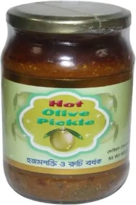 Picture of Olive Pickle 400 gm Modern Herbal Jolpai Acher
