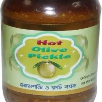 Picture of Olive Pickle 400 gm Modern Herbal Jolpai Acher