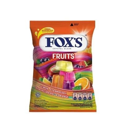 Picture of Foxs crystal clear fruits candy Pack 90gm