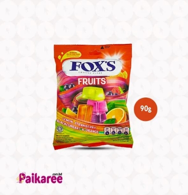 Picture of Foxs crystal clear fruits candy Pack 90gm - 2packet