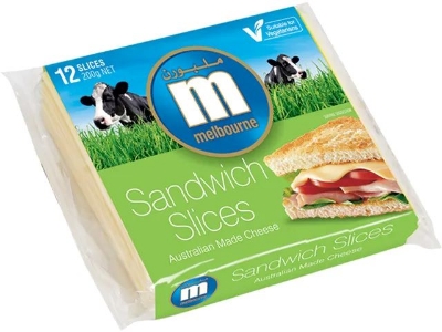 Picture of Australian Products Melbourne Sandwich Sliced Cheese (12 slices) - 200gm