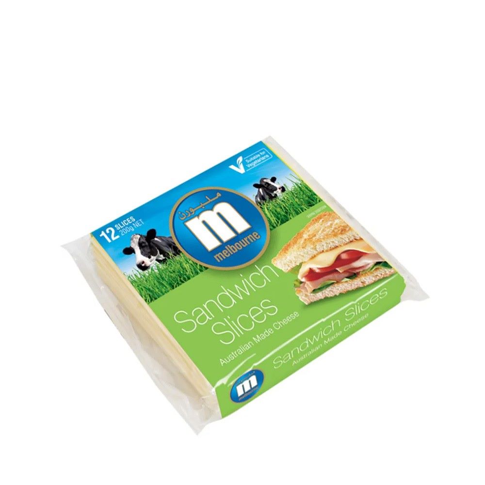 Picture of Australian Products Melbourne Sandwich Sliced Cheese (12 slices) - 200gm